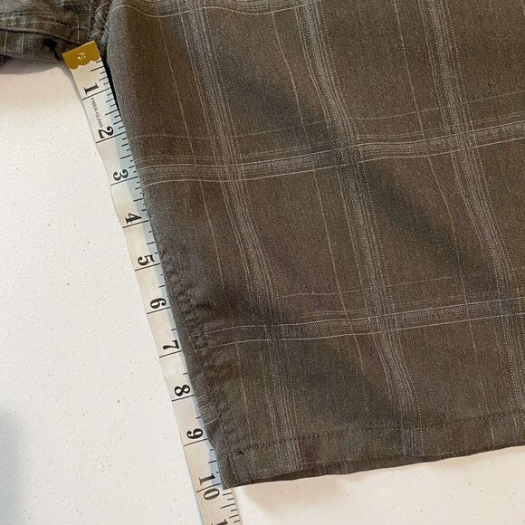 HURLEY Mens Chino Shorts Size 36 (Tag Says 34) Gray Striped - Picture 8 of 11